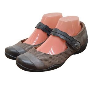 Taos Bravo Mary Jane Comfort Shoes Women’s Size 8.5 Slip-On Leather (HF33)